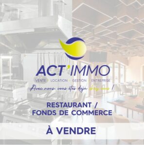 FONDS DE COMMERCE RESTAURATION A VENDRE SAINT PIERRE